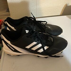 Adidas Black and White Icon Cleats